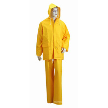 Colorful PVC / Polyester Waterproof Adult Rainwear / Rainsuit